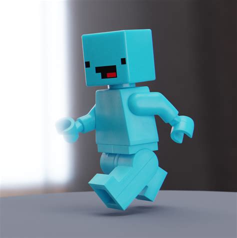 My First Custom Lego Minecraft Dream Skin Minifigure - vrogue.co