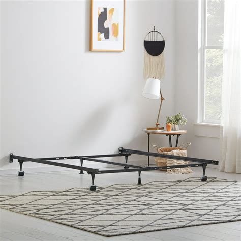 Rest Haven Metal Adjustable Bed Frame with Rollers, Twin - Cal King ...