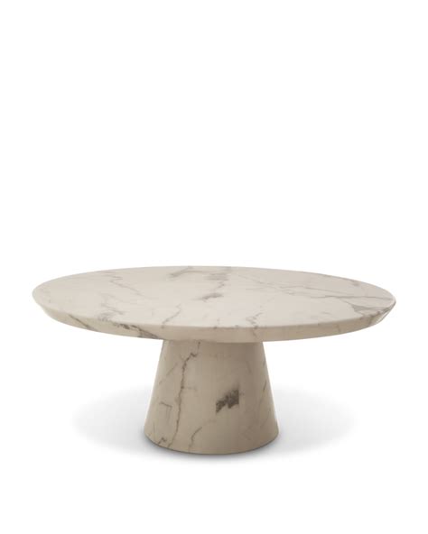 Our Marble Look Disc Coffee Table instantly raises the elegance of any room. With its large ...