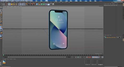 Apple iPhone 13 Mini Blue 3D Model $19 - .3ds .blend .c4d .fbx .max .ma ...