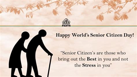 World Senior Citizens Day 2020 - Date, Slogans, Quotes - SolutionWeb in 2020 | Senior citizen ...