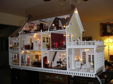 Dollhouse Kits, Dollhouse Dolls, Dollhouse Miniatures, Wooden Dollhouse ...