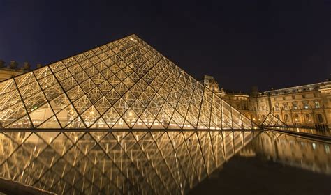 The Louvre- Night time - Pickawall