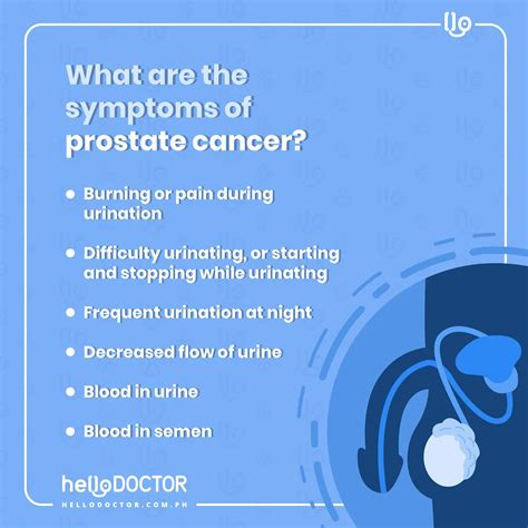 Early Warning Signs of Prostate Cancer - Hello Doctor