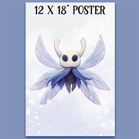 Hollow Knight Monarch Wings Matte Print 12x18 Inch - Etsy