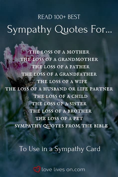 Sympathy Card Quotes For Loss Of Husband - ShortQuotes.cc