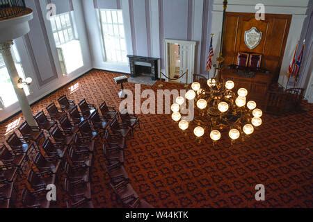 The old Senate Chamber inside the Alabama State Capitol building in ...