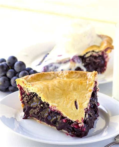 Concord Grape Pie - Cookie Dough and Oven Mitt