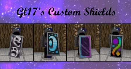 Custom Shields Minecraft Addon