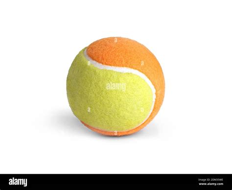 Tennis ball isolated on white background Stock Photo - Alamy