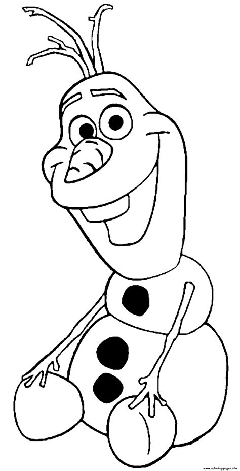 Olaf Frozen 6175 Coloring Pages Printable