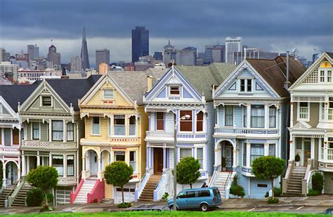 The Painted Ladies at Alamo Square, San Francisco | A row of… | Flickr