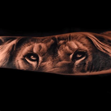 Lion Eye Tattoo