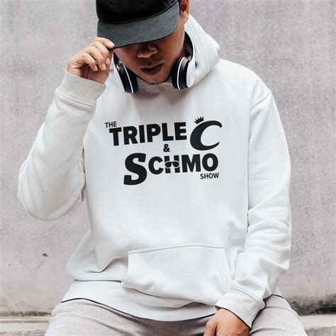 Triple C & Schmo Show Hoodie, Black Logo | MILLIONS