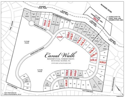 Map of Canal Walk Subdivision - Canal Walk