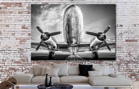 Modern Airplane, Aircraft Wall Art Décor, Airplane Poster ,airplane ...