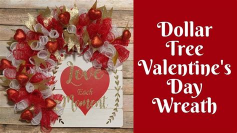 Dollar Tree Valentine's Day Crafts: Dollar Tree Valentine's Day Wreath ...