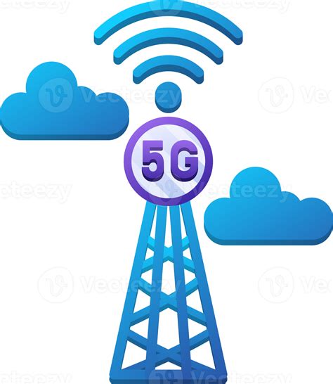 5G wireless network technology icon element illustration. 21938306 PNG