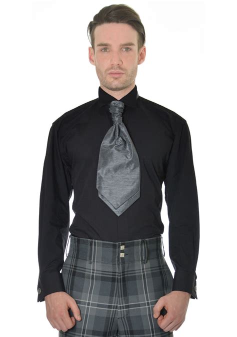 Victorian Collar Dress Shirt with Double Cuff – KILT SOCIETY™