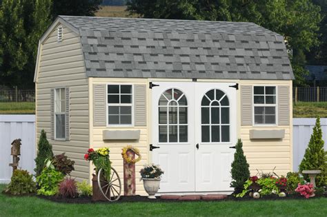 10x12 Vinyl MaxiBarn Storage Shed - Traditional - Shed - Philadelphia - by Sheds Unlimited INC