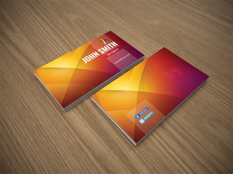 Orange Business Card Template by crazyleafdesign on DeviantArt