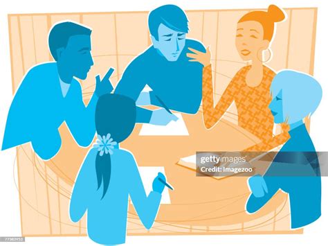 Round Table Discussion High-Res Vector Graphic - Getty Images