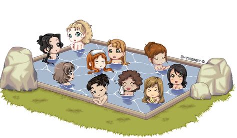 Pixel art - Onsen by D-Thessy on DeviantArt