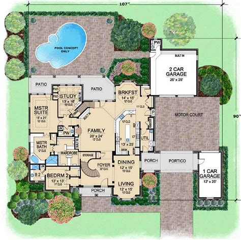 Floor Plan English Country House - floorplans.click