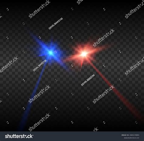 Red Transparent Light Effect Lens Flare Stock Vector (Royalty Free ...