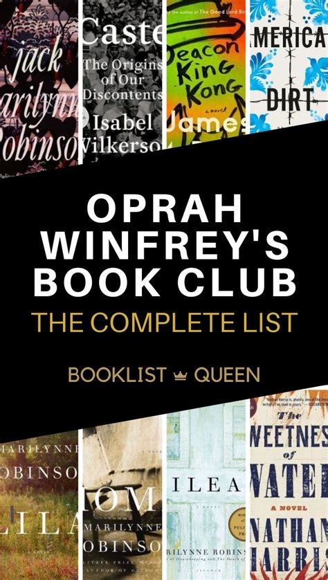 Oprah Winfrey Books: The Complete Book Club List