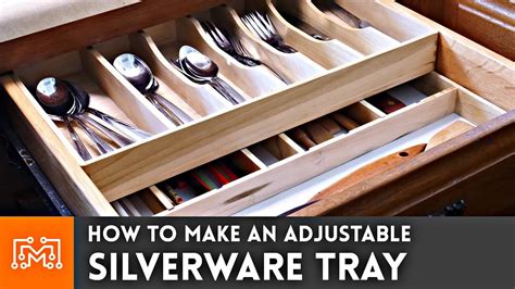 How to Make an Adjustable Silverware Tray | I Like To Make Stuff - YouTube