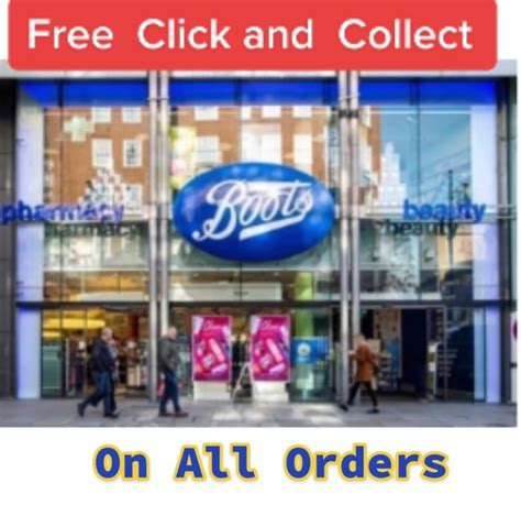 Free Click and Collect on All Orders @Boots at Boots