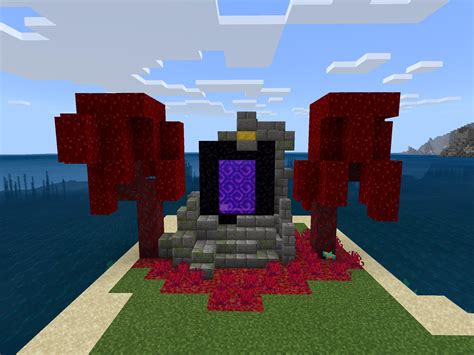 A Nether Portal I Made In Survival : r/Minecraft