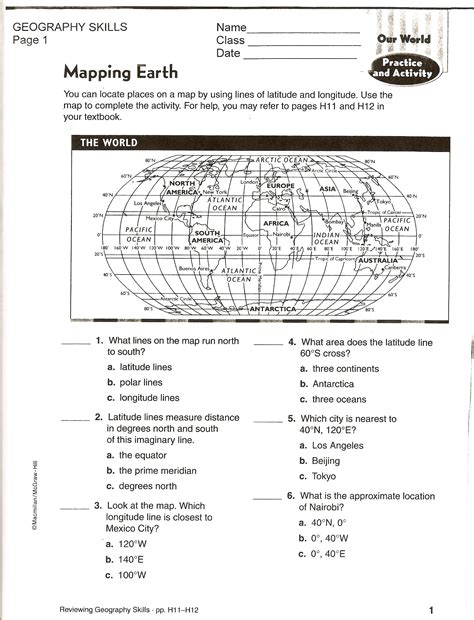 Social Studies Skills | Map skills worksheets, Social studies worksheets, Geography worksheets