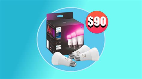 Grab 3 HomeKit-friendly 60W Philips Hue smart bulbs for just $90