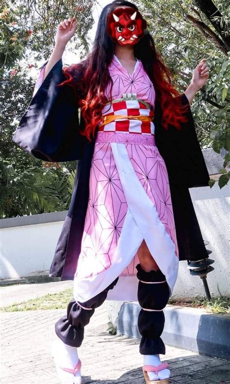 Demon Slayer Nezuko Kamado Cosplay, Hobbies & Toys, Memorabilia ...