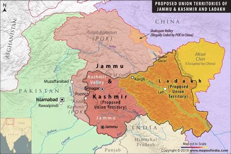 Ladakh Political Map