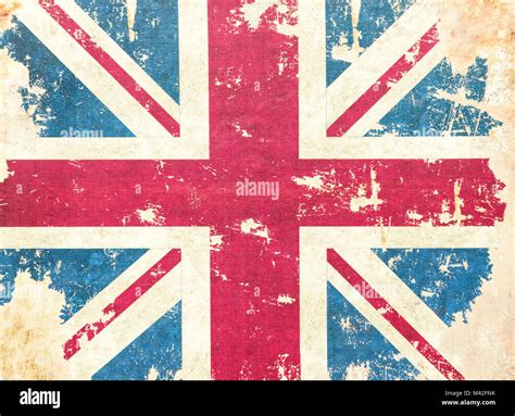 Vintage grunge United Kingdom flag background textured Stock Photo - Alamy