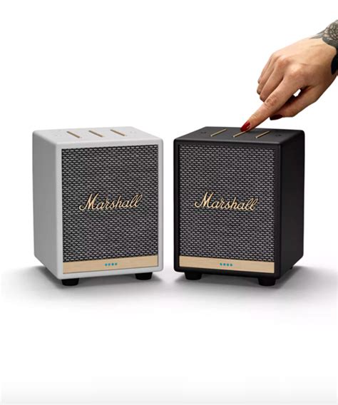 the mini marshall speaker is a tiny cube with huge sound (and alexa)