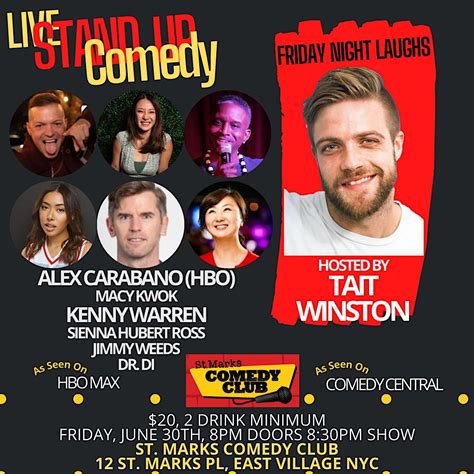 St. Marks Comedy Club. - NYC Best Comedy Club Show Tickets, St. Marks Comedy Club, New York, 7 ...