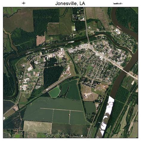 Aerial Photography Map of Jonesville, LA Louisiana