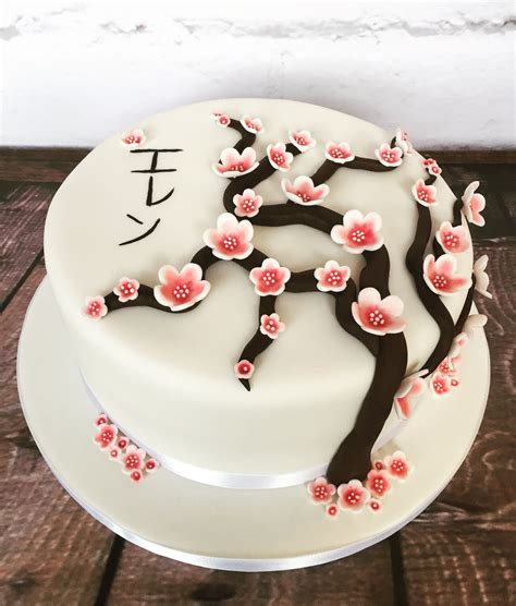 Sakura cherry blossom themed cake – Artofit