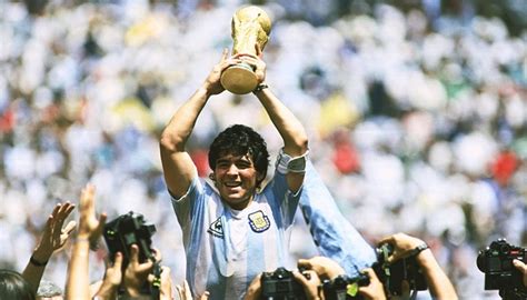 Diego Maradona the Soccer Legend that Led Argentina to Victory in the 1986 World Cup ...