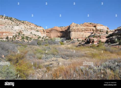 calf creek falls utah Stock Photo - Alamy