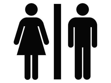 Bathroom Sign Icon 1 Men Woman Gentlemen Ladies Girls Boys Restroom ...