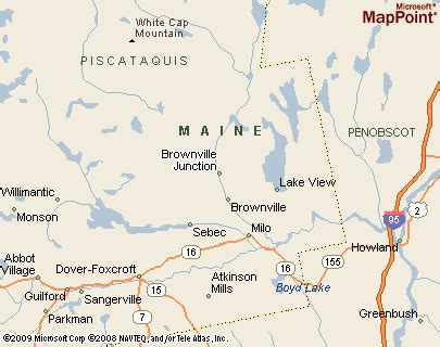 Where is Brownville Junction, Maine? see area map & more