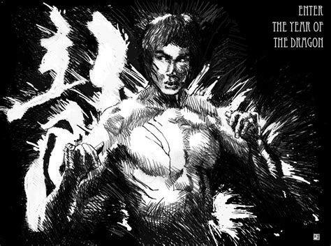 Bruce Lee enter the year of the dragon by cric on DeviantArt