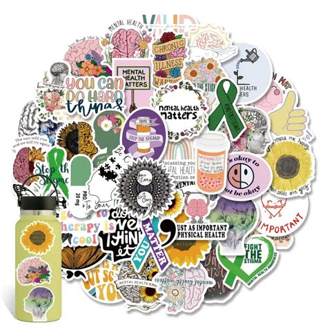 Mental Health Stickers Mental Health Awareness Items Vinyl - Temu Canada