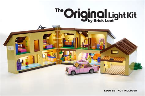 Buy Brick Loot Lighting Kit for Your Lego Simpsons House Set 71006 Lego Set Not Included Online ...