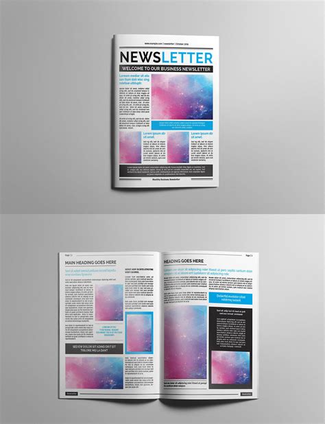 Adobe Indesign Newsletter Templates